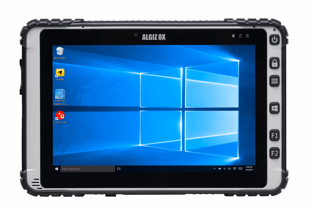 Algiz 8 X Rugged Tablet Frontview