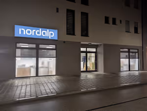 Our office now bears the new Nordalp sign!