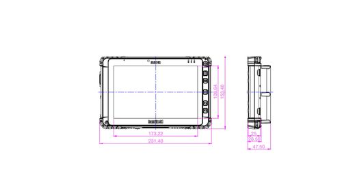 Algiz 8x Expansion Backpack Drawing Front